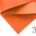 Orange Textured Lambskin Sheets  1.0mm/2.5oz / JAFFA ORANGE 866