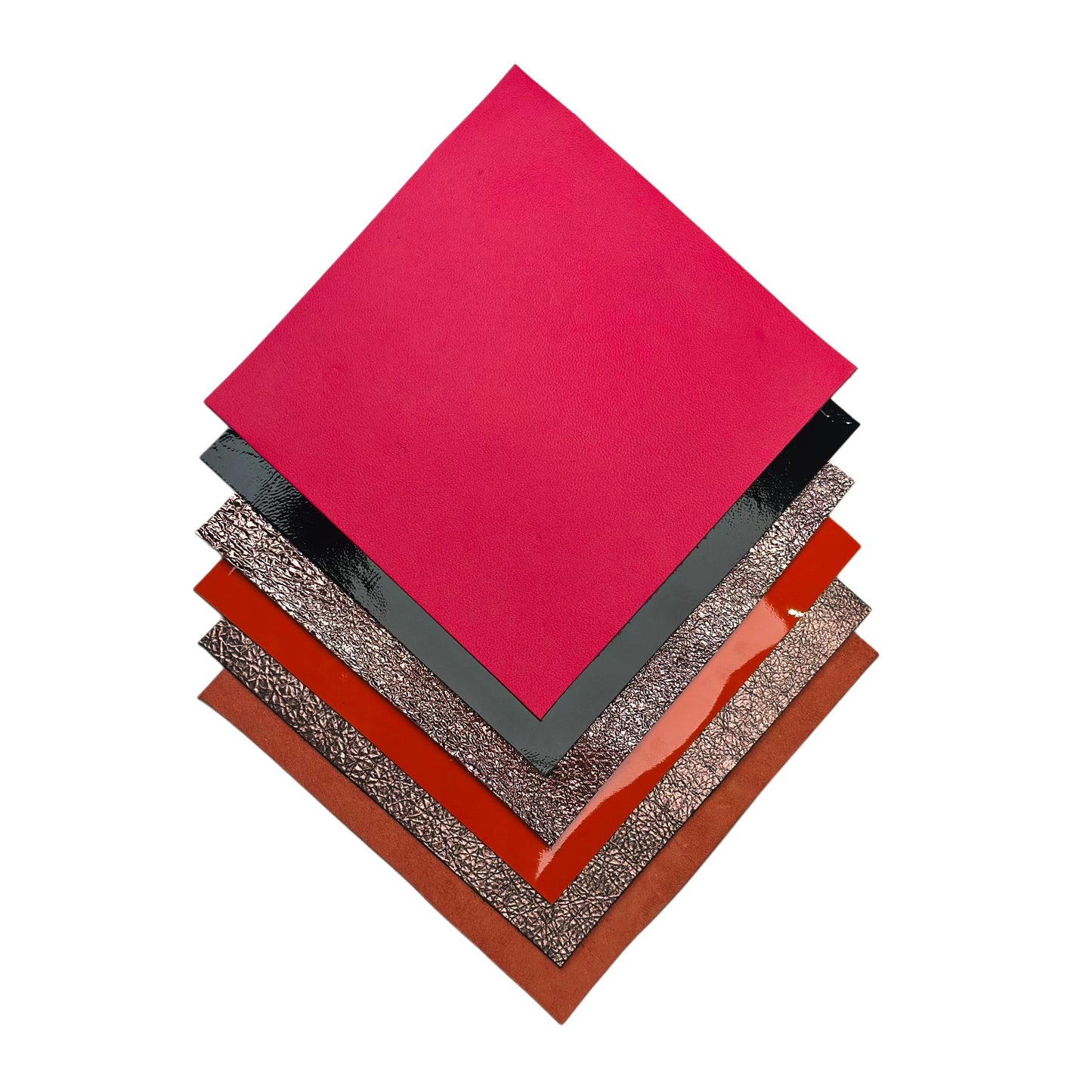 Lambskin Leather Sheets 5x5 Inch Set of 6 Pieces Of Mix Set 0.8-1.3mm//2-3.25oz
