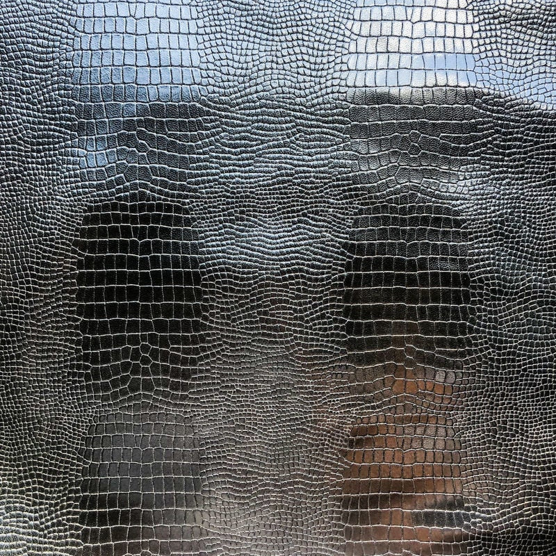 Black Lizard Print Lambskin 0.9mm/2.25oz BLACK LIZARD 909