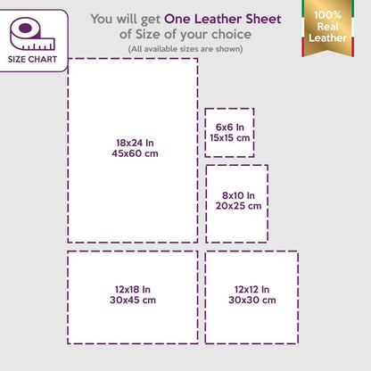 Metallic Purple Lambskin Sheets 0.8mm/2oz / VIOLA 705