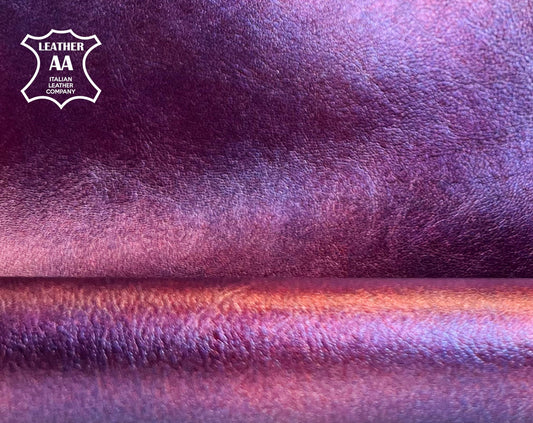 Purple Metallic Lambskin Leather 0.8mm/2oz / PURPLE GALAXY 1425