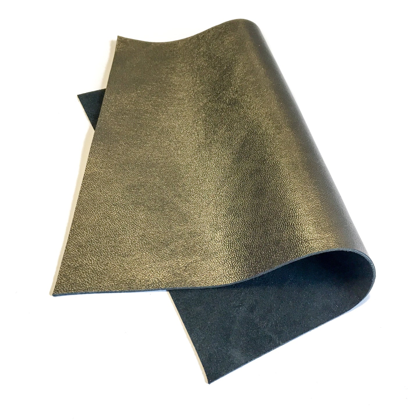 Dark Gold Metallic Leather Sheets  2.5oz/1.0mm / BRASS 650