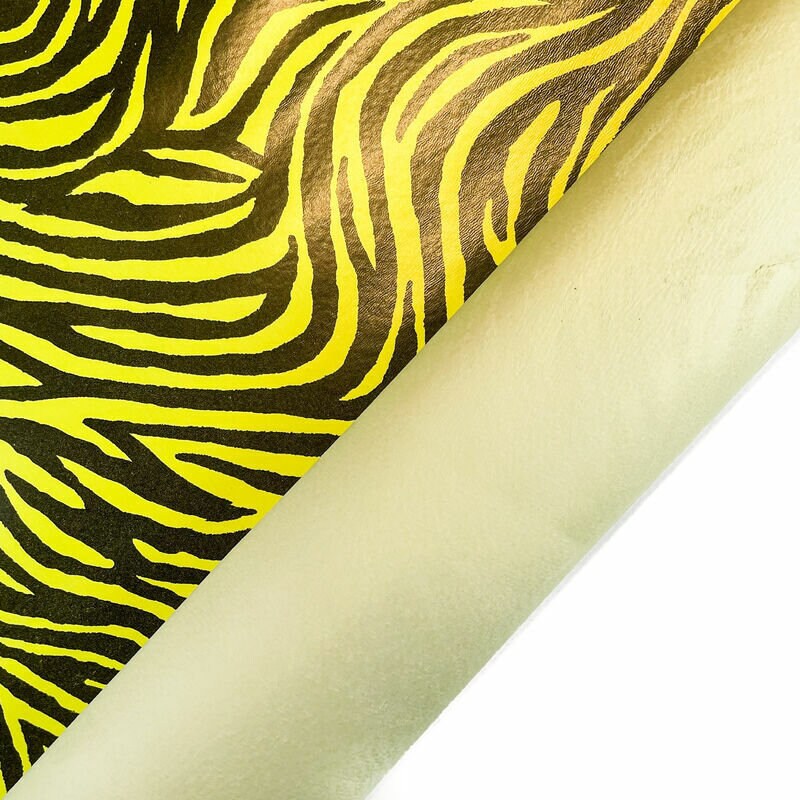 Zebra Print Lambskin  Leather 0.9 mm/2.25 oz / ZEBRA MIX 1369