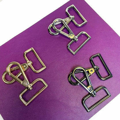 3 Color Option Italian Snap Hook Buckle // 2pcs // High Quality Large Hook Snap // Gold or Silver Color Option // 2x3 inches // 5x7,5 cm