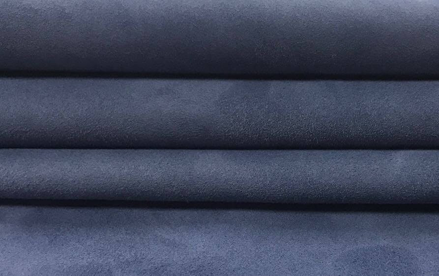 Blue Lambskin Suede Leather 0.8mm//2oz MOONLIGHT BLUE 343