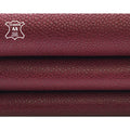 Burgundy Lambskin Leather 1.1mm/2.75oz / PEBBLED BURGUNDY 907
