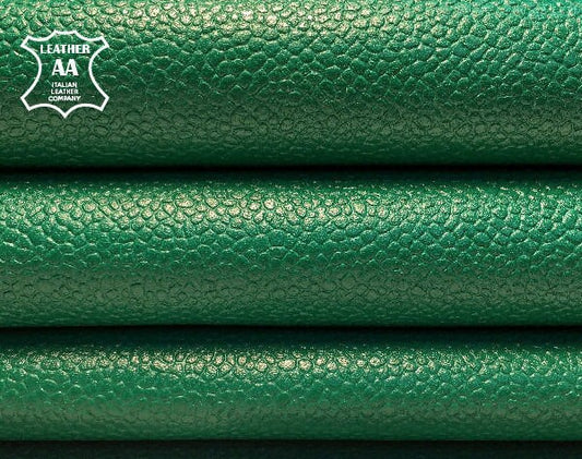 Deep Green Pebbled Lambskin 2.5oz/1.0mm / BOSPHORUS 863