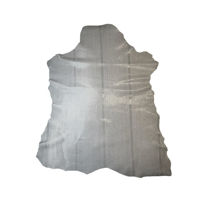 Gray Lambskin With Laser Cut Snake Print 1mm/2.75oz GRAY SNAKE 1617