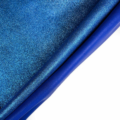 Sparkle Blue Lambskin Leather 1mm/2.5oz / BLUE SPARKLES 1131