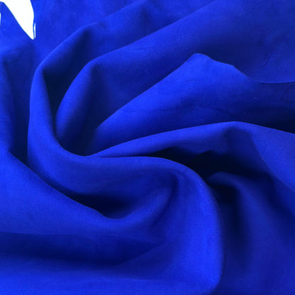 Royal Blue Suede Lambskin Leather 1mm//1.2oz DARK SUEDE 1640