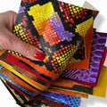 Crazy Snake Print Mix Limited Leather Remnant Packs 0.8-1.3mm/2-3.25oz