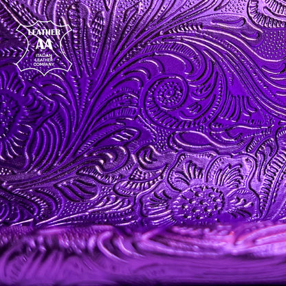 Metallic Purple Viola Lambskin 1-1.2mm/ 2.5-3oz VIOLA FLOWERS 1508