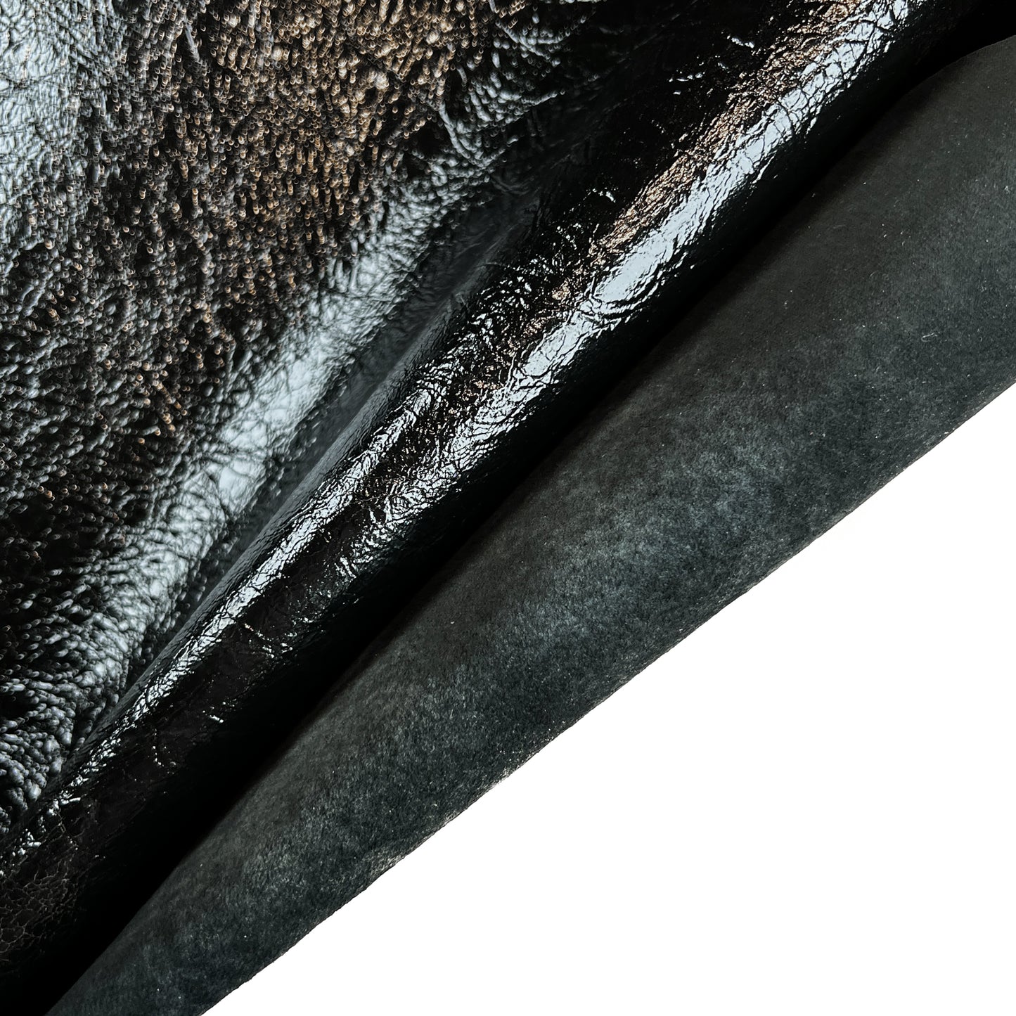 Black Vintage Lambskin - Bonded Leather 0.8mm/2oz / BLACK VINTAGE 1439