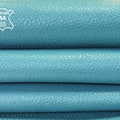 Turquoise Blue Pebbled Lambskin Leather 1.0mm/2.5oz / MAUI BLUE 867
