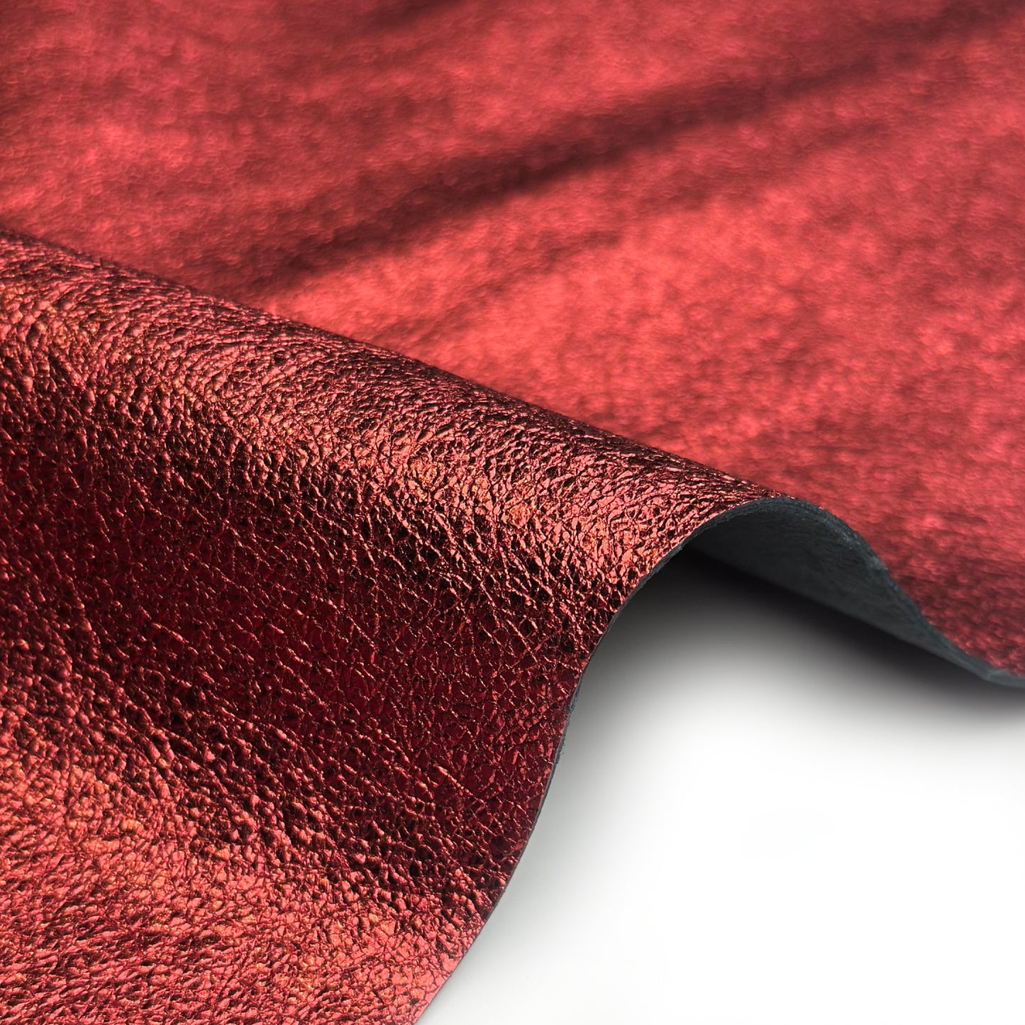 Metallic Red Lambskin Leather 1.2mm//3oz Red Metallic 1651