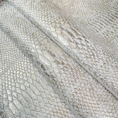 Light Metallic Snake Print Lambskin 1.0mm/2.5oz / ROYAL SNAKE 1286