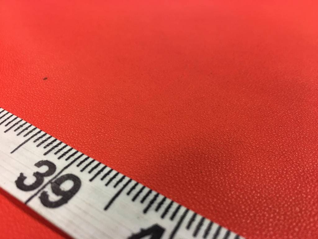 Bright Orange Lambskin Leather  0.9mm/2.25oz / ORANGE SATIN 570