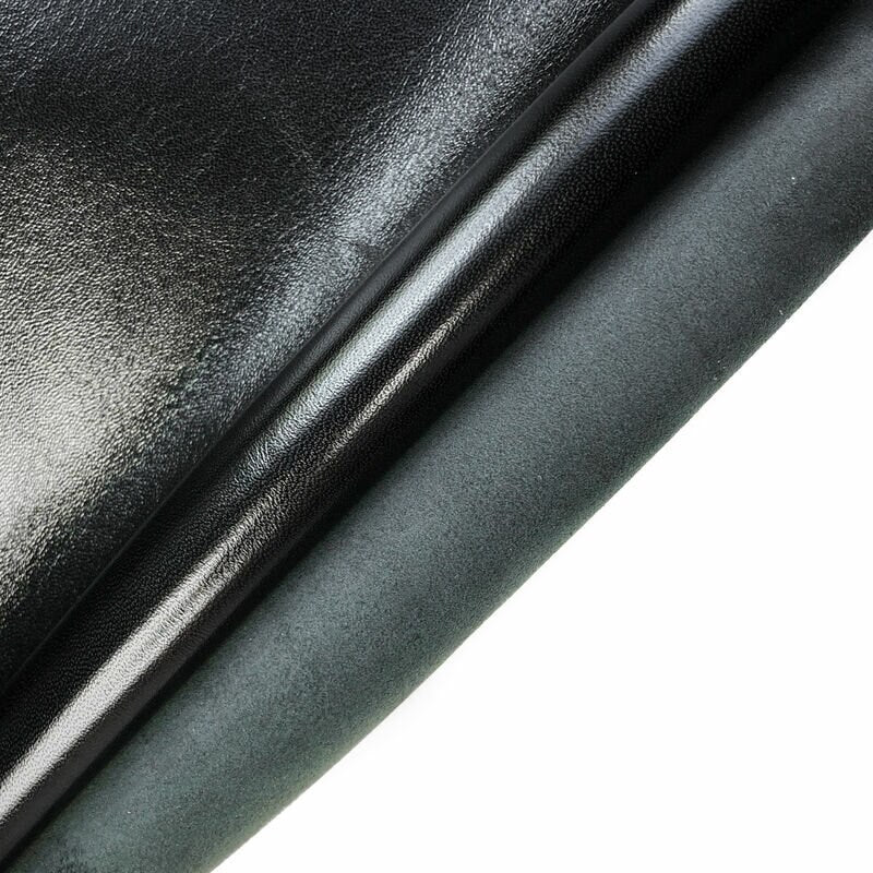 Super Shiny Black Lambskin 0.8mm/2oz / MEGA SHINY BLACK 945