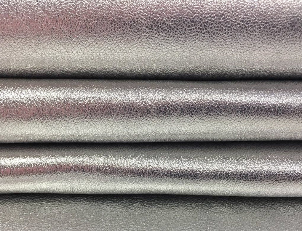 Silver Lambskin With Shine 0.8mm/2oz / SILVER CLOUD 601