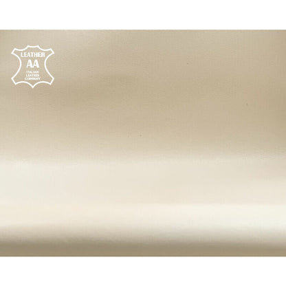 Creamy White Lambskin Leather 0.7mm /1.75oz / TOFU 1112