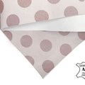 Suede Lambskin Sheets With Pink Dots 1.0mm/2.5oz / DUSTY PINK DOTS 1090
