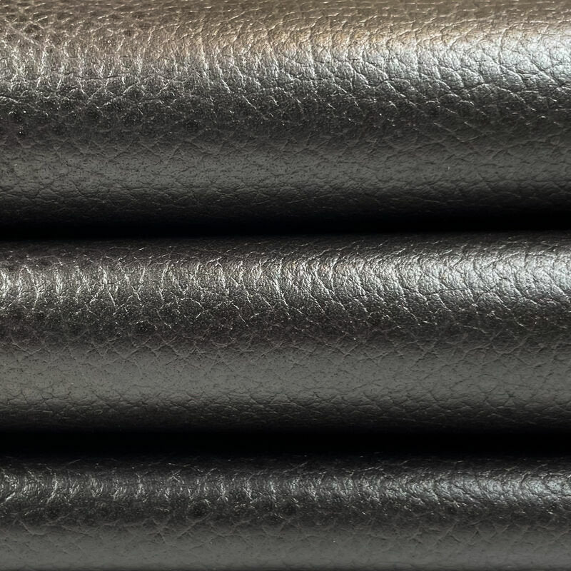 Dark Brown Lambskin Leather Pebbled Print 0.7mm/1.75oz COFFE BEAN 1160