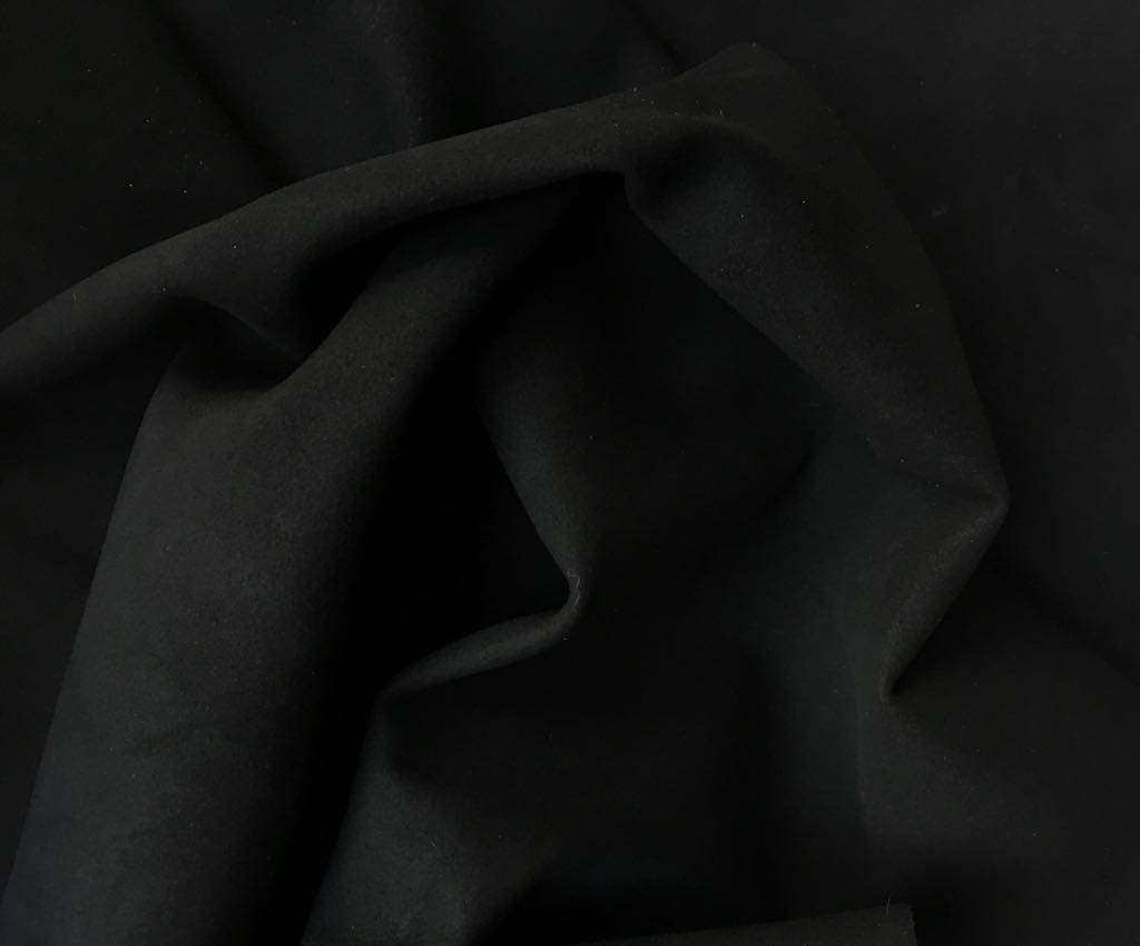 Black Soft Suede Lambskin 0.8mm/2oz / COAL BLACK 98