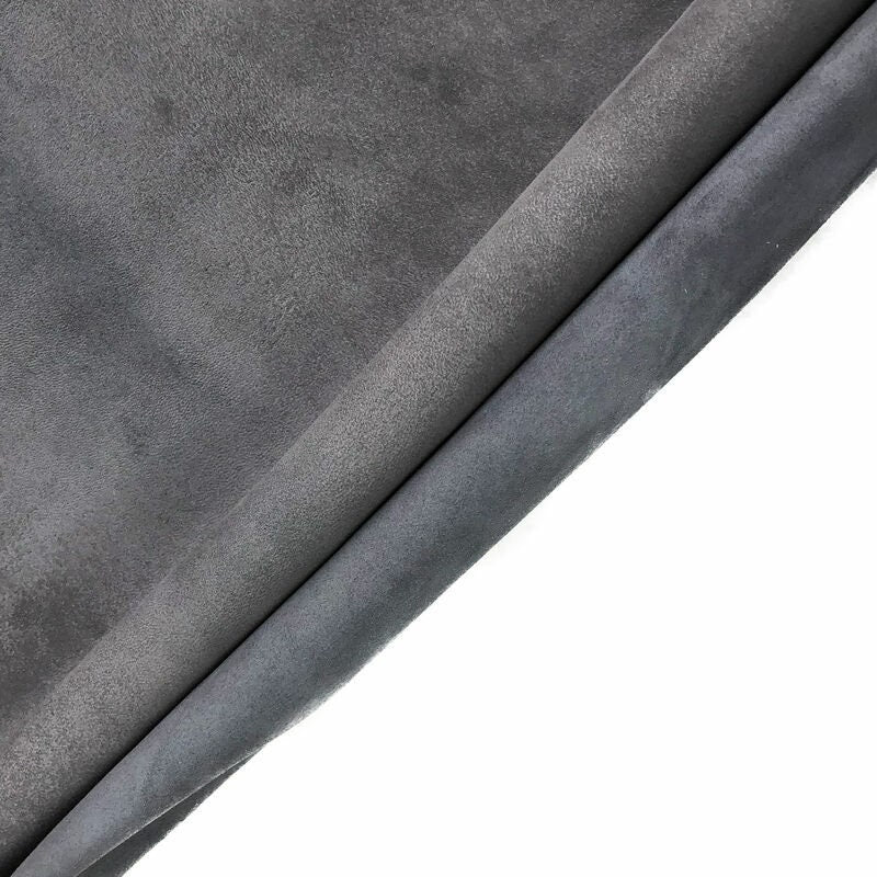 Gray Thick Suede Lambskin 1.2mm/3oz / STEEL GRAY 925