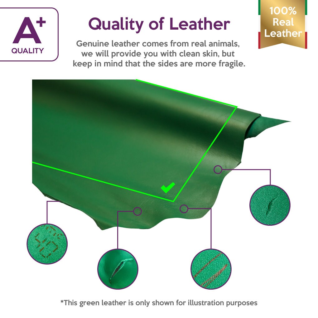 Green Animal Print Laser Cut Bronze Metallic Moss Suede Bundle of 4 Hides 0.7-1mm/1.75-2.25oz