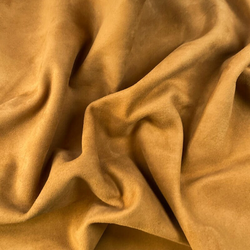 Classic Tan Brown Suede Lambskin Leather 0.9mm//2.25oz BISCUIT 1234