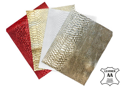 New Year Snake Mix Lambskin Sheets 8x10in / 0.7mm/1.75oz