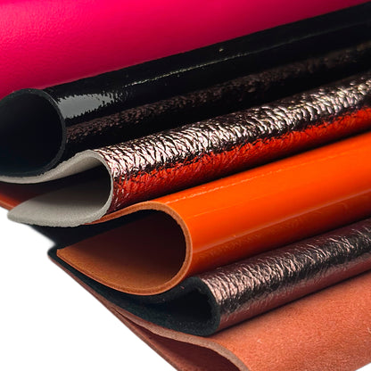 Lambskin Leather Sheets 5x5 Inch Set of 6 Pieces Of Mix Set 0.8-1.3mm//2-3.25oz