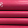 Neon Pink Lambskin Leather 2oz/0.8mm / ROSE RED 689