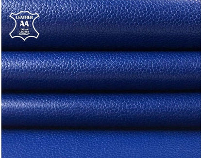 Dark Blue Pebbled Lambskin Leather 1.0mm/2.5oz/1.0mm / TEXTURED SODALITE 842