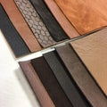 4 or 8 pcs Of Brown Shades 5x5in Genuine Leather Scraps
