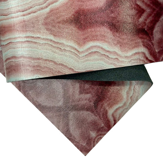 Unique Pink Patterned Lambskin Leather Sheets 1.6mm//4oz