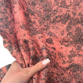 Vintage Rose Crackle Lambskin Leather 1.4mm//3.5oz Red Black1650