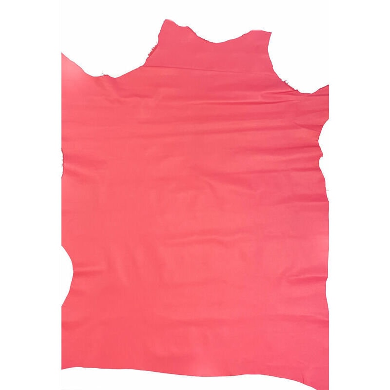 Bright Pink Thin Lambskin Leather 0.5mm/1.25 / SUNKIST CORAL 1056