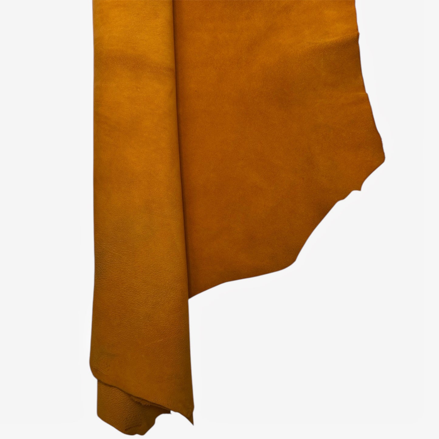 Orange-Yellow Hues Suede Lambskin  1-1.1mm/2.5-2.75oz YELLOW-ORANGE 1573