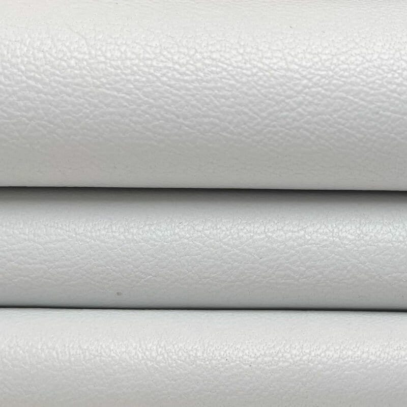 White Lambskin Leather 0.6mm/1.5oz  BIT OF BLUE 1053