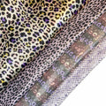 Purple Lambskin Hides  0.7-1.0mm/1.75-2.5oz / LAVENDER PRINT MIX 1364
