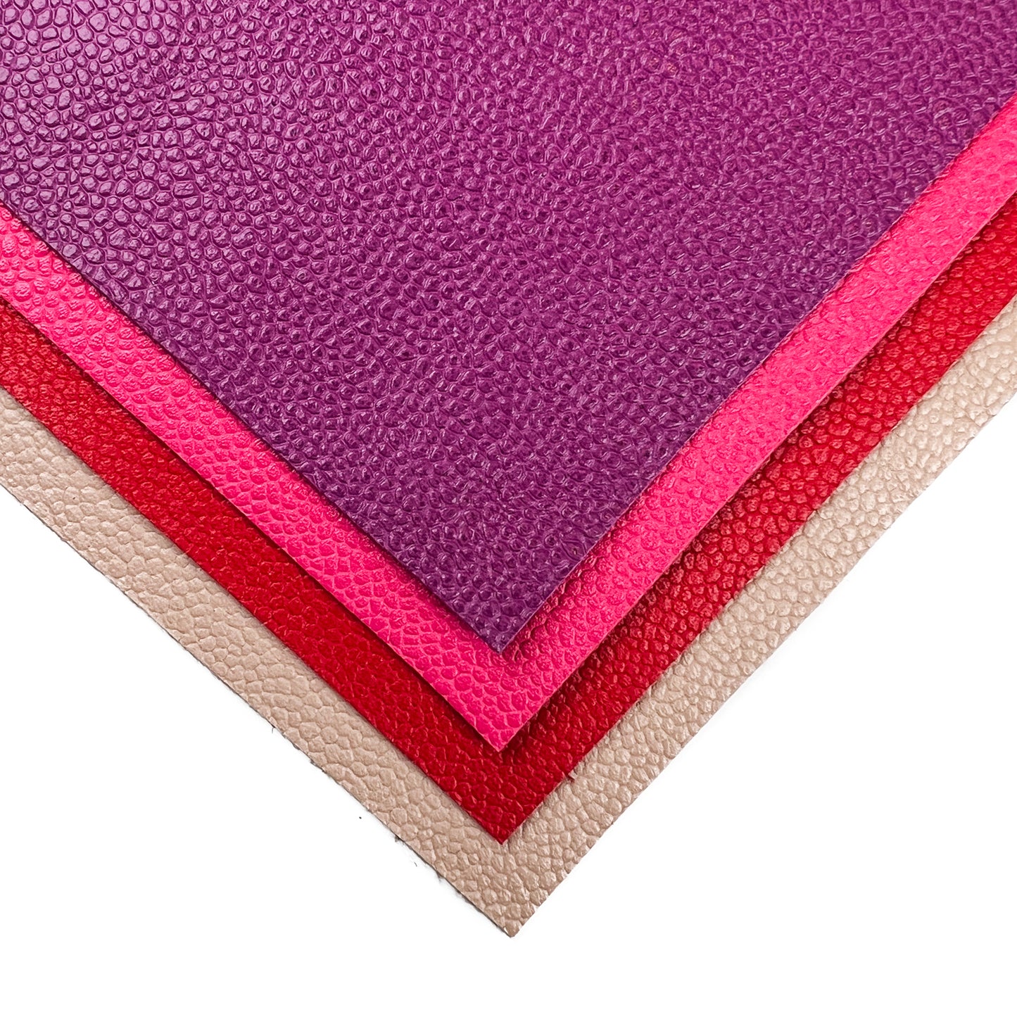 Bright Pebbled Sheets 5x5 Inches 4 Genuine Leather