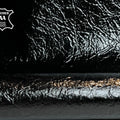 Black Vintage Lambskin - Bonded Leather 0.8mm/2oz / BLACK VINTAGE 1439