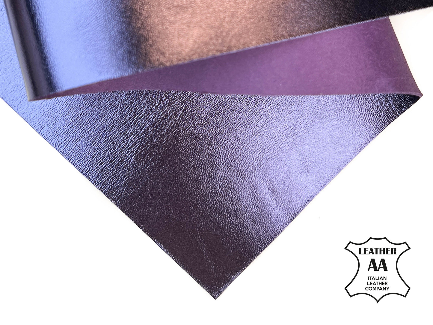 Metallic Purple Violet Lambskin Sheets 0.9mm/2.25oz / DEEP COBALT971