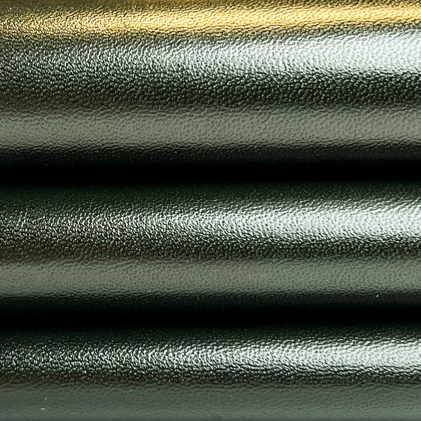 Dark Green Shiny Lambskin Thin 0.5-0.6mm/1.25-1.5oz /  SCARAB 621