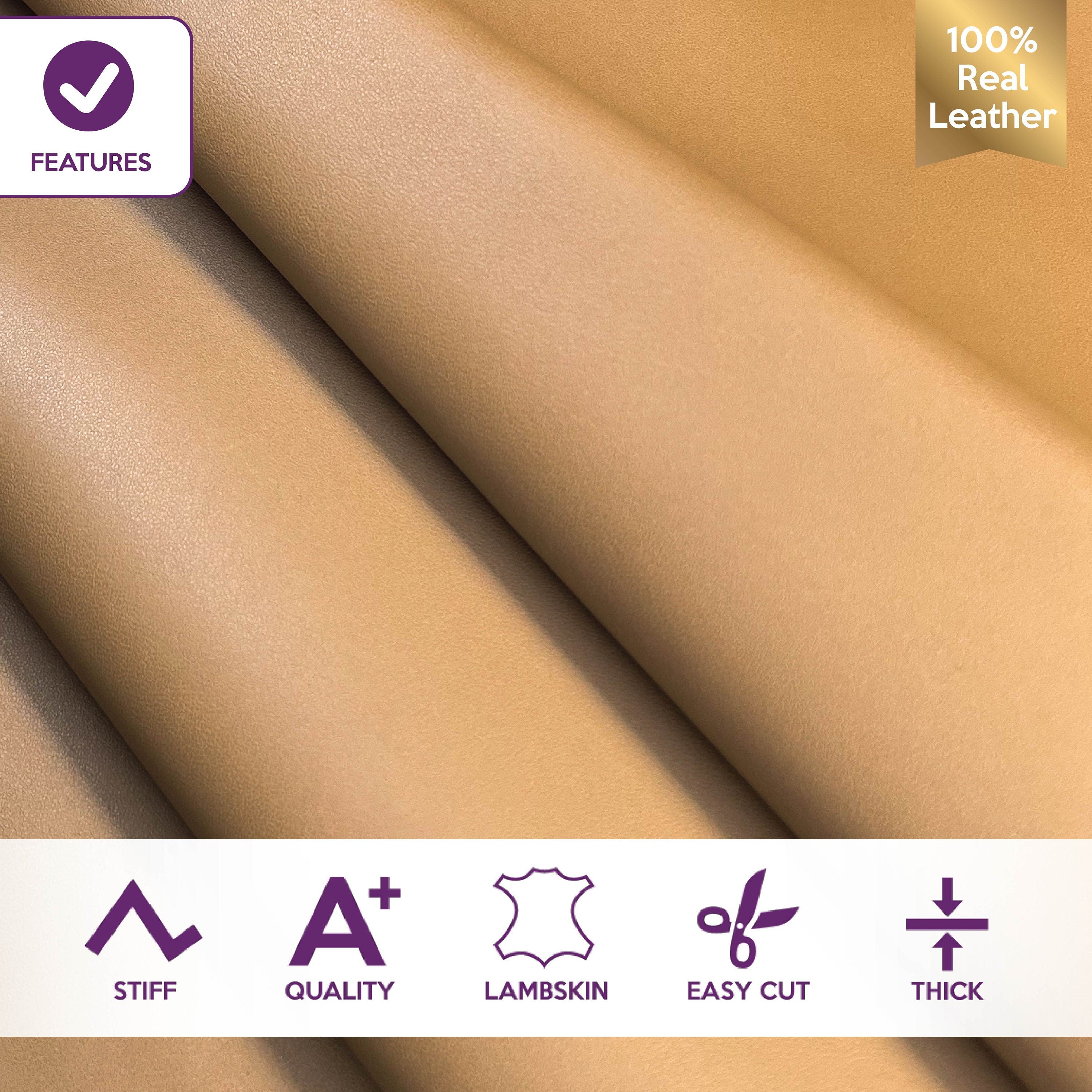 Beige Lambskin Leather 1.0mm/2.5oz / DOE 1406
