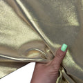 Glittery Light Gold Lambskin Leather  0.8mm (2oz) Glimmer 1731
