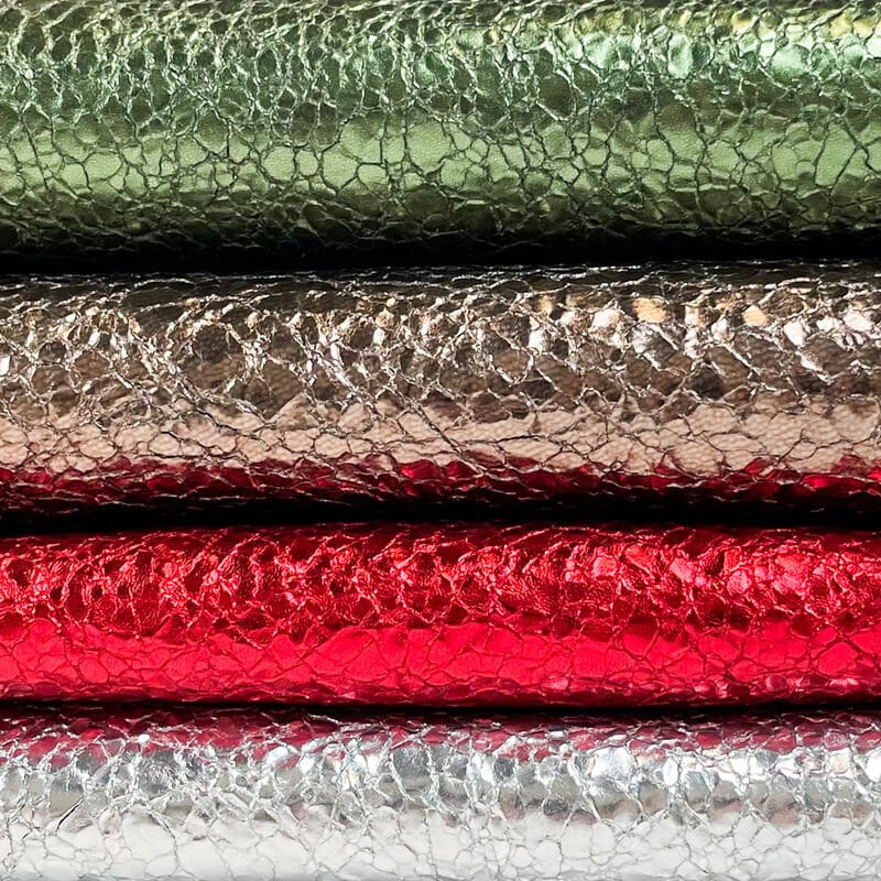 Shiny Christmas Lambskin 0.9mm/2.25oz / CRUNCHY CHRISTMAS 1270