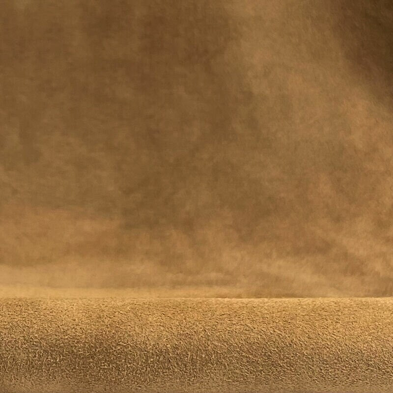 Soft Brown Suede Lambskin Thin 0.7mm/1.75oz /  BURRO 1386