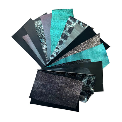 Galaxy Shine Lambskin Scrap 80g / 200g  Pack 0.4–1.2mm//1-3oz